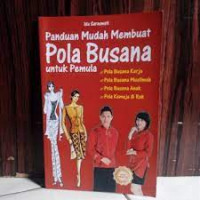 Image of Panduan Mudah Membuat Pola Busana untuk Pemula