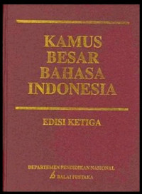 Image of Kamus Besar Bahasa Indonesia Edisi Ketiga